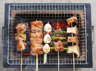 Yakitori (Japanese Char-Grilled Chicken with Sauce)