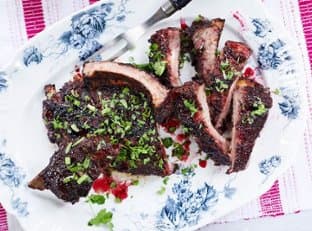 Sour-Cherry-and-Five-Spice-Lacquered Ribs