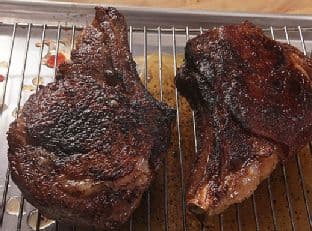 Dry-Aged, Sous Vide, Torched-and-Seared Bone-In Ribeyes (a.k.a. The Ultimate Steak)