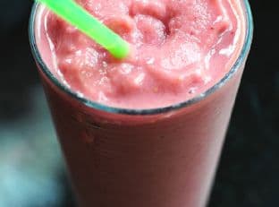 Rhubarb Strawberry Smoothie