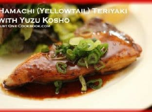 Hamachi (Yellowtail) Teriyaki with Yuzu Kosho