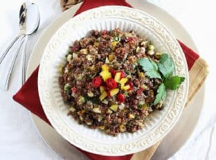 Cranberry quinoa salad