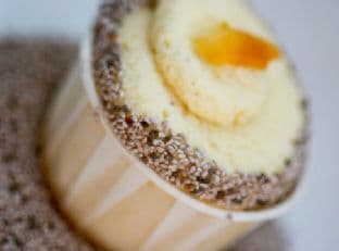 Yuzu White Chocolate Cupcake