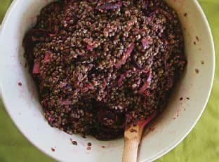 Lentil and Beet Salad with Lavender-Mustard Vinaigrette