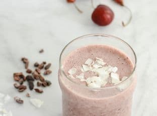 Cherry Coconut Chocolate Smoothie